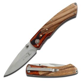 Wood Folding Knife Wood handle