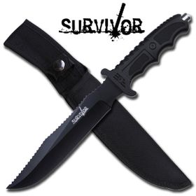 Survival Mes · Zwart